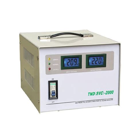 2kVA Single Phase Servo Controlled Voltage Stabilizer.